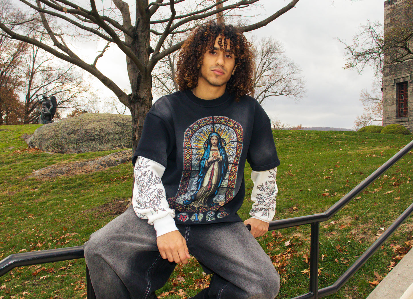 "Saint Mary" Long Sleeve Shirt
